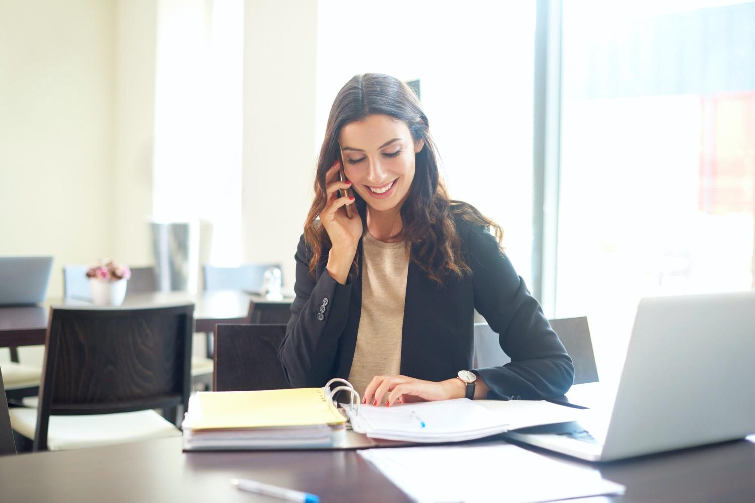 Werken als Accountmanager.