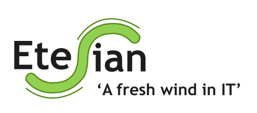 Logo Etesian bij een vacature.